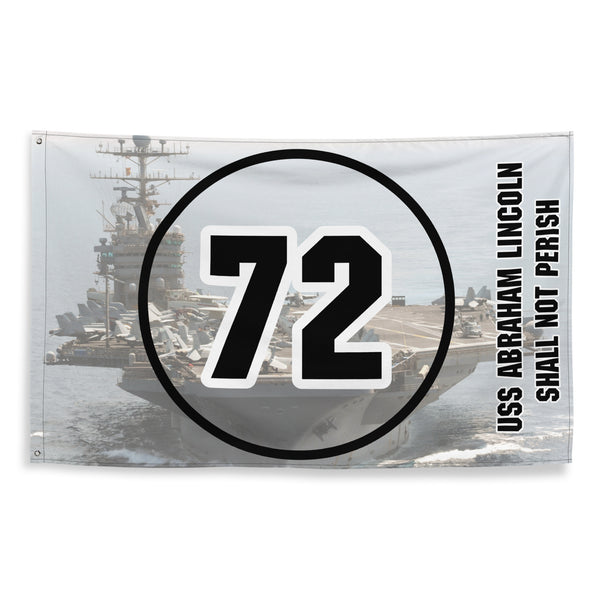 Customizable USS ABRAHAM LINCOLN Flag