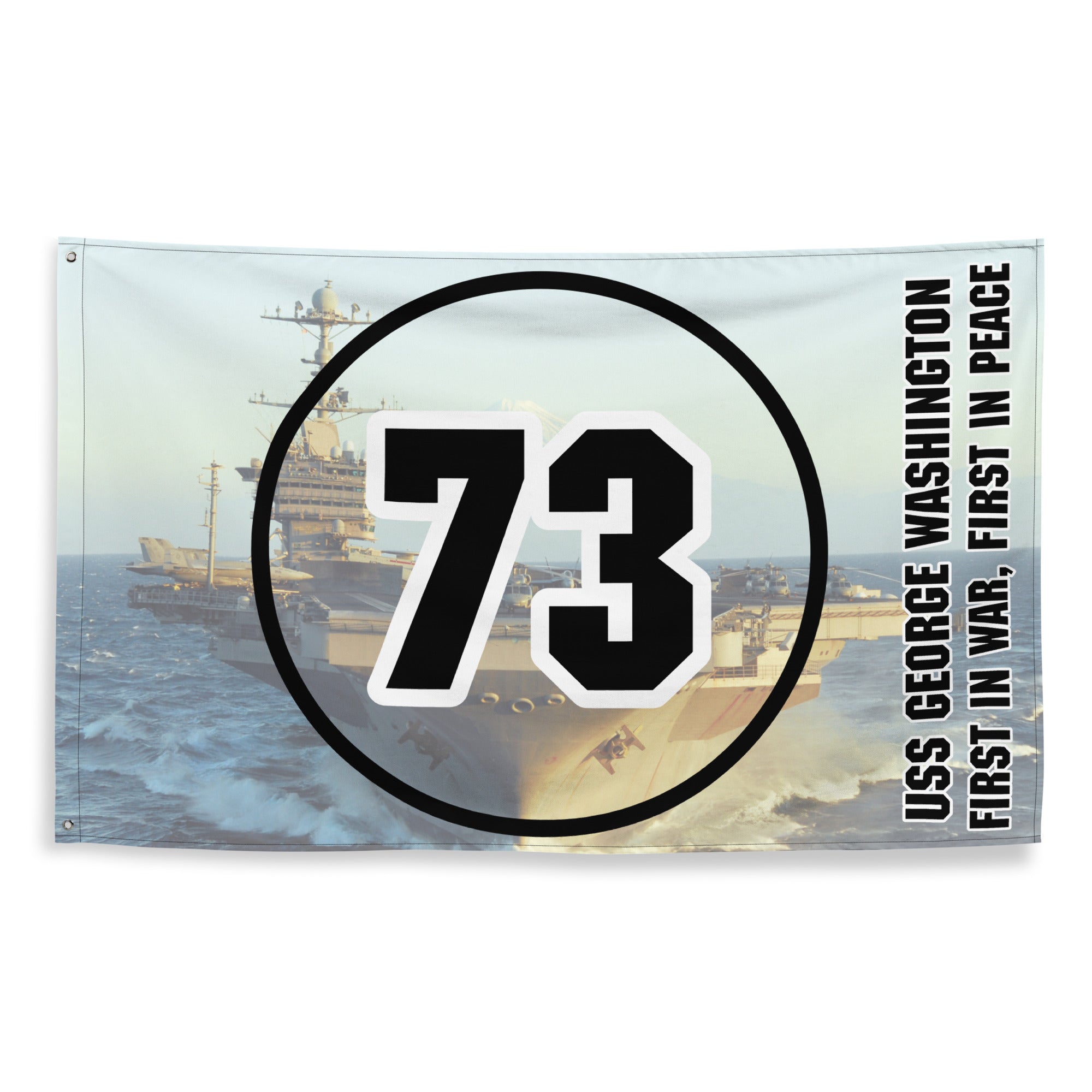 Customizable USS GEORGE WASHINGTON Flag