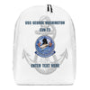 Customizable USS GEORGE WASHINGTON Minimalist Backpack
