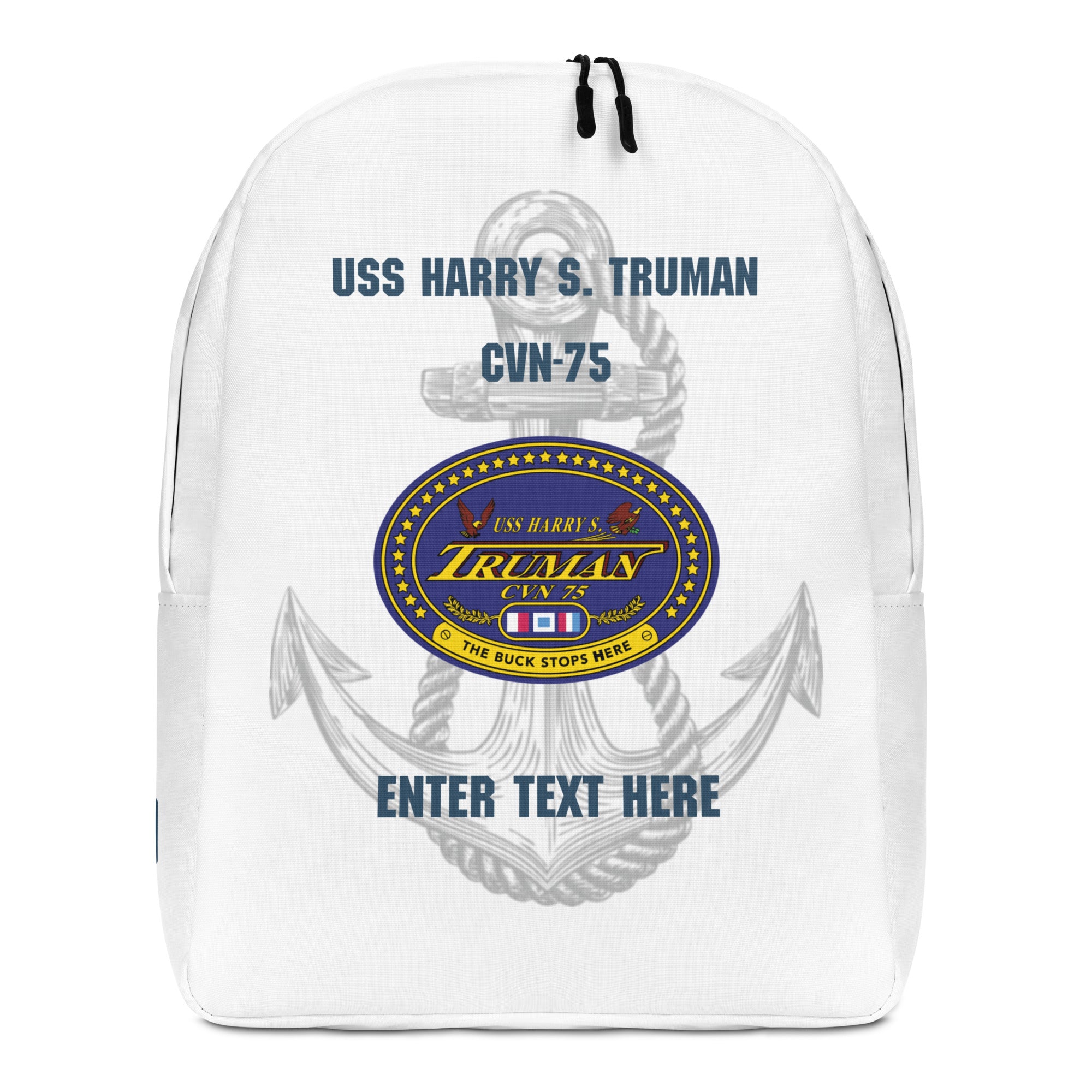 Customizable USS HARRY S. TRUMAN Minimalist Backpack