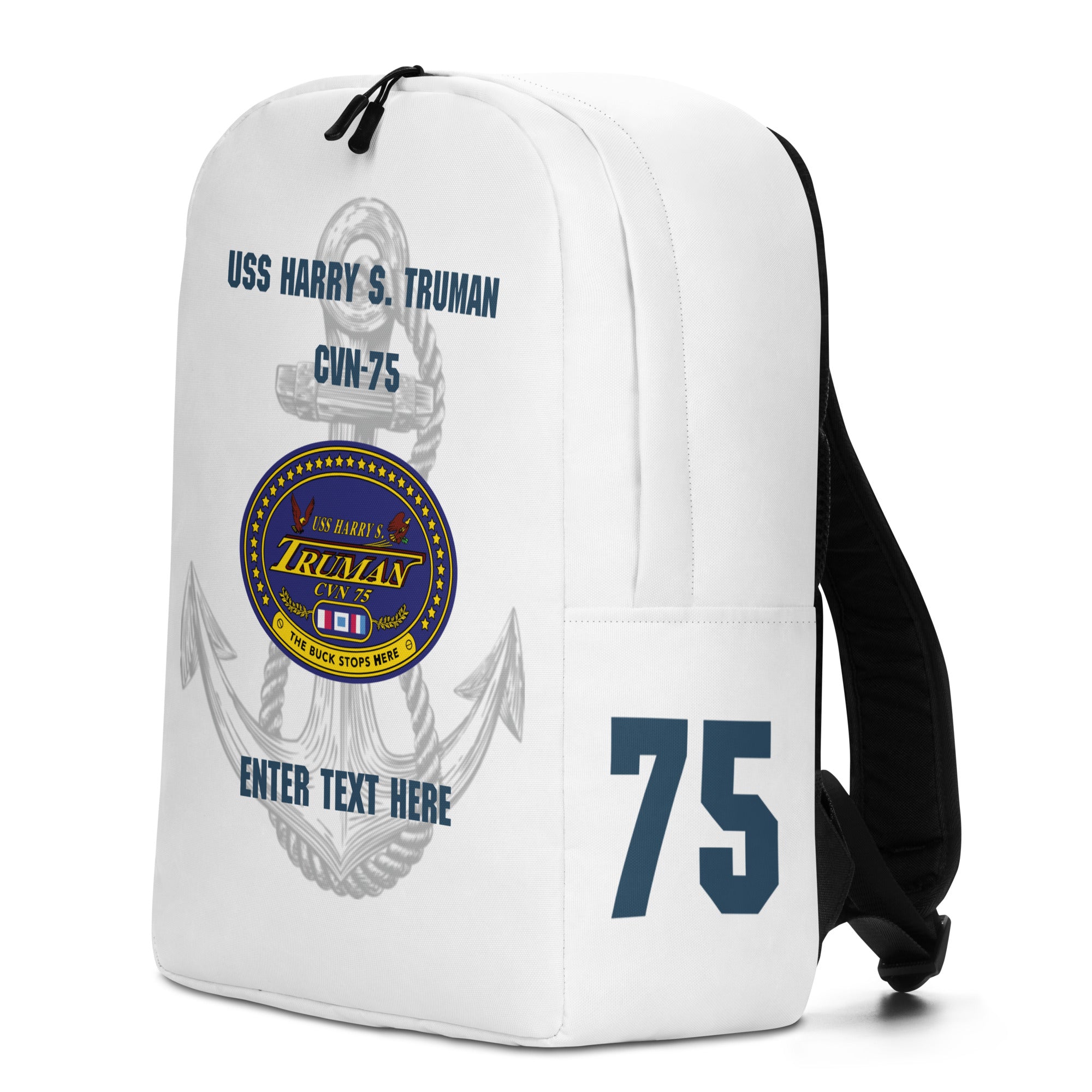 Customizable USS HARRY S. TRUMAN Minimalist Backpack