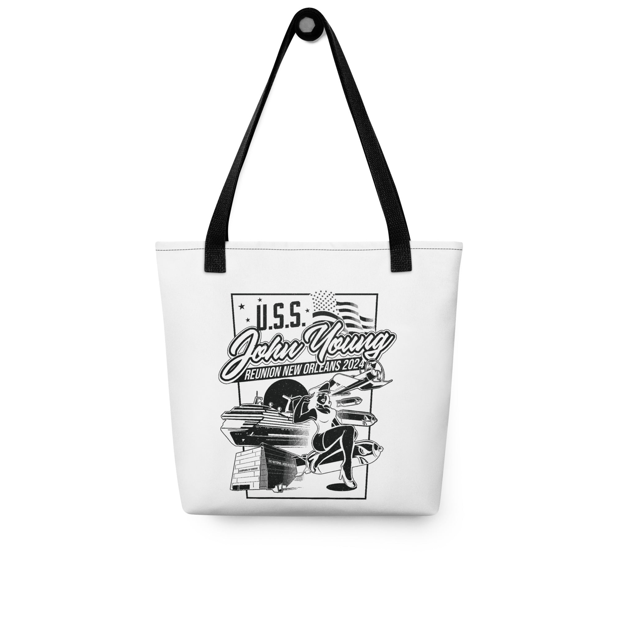 USS John Young REUNION Tote bag