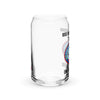Customizable USS RONALD REAGAN Can-shaped glass