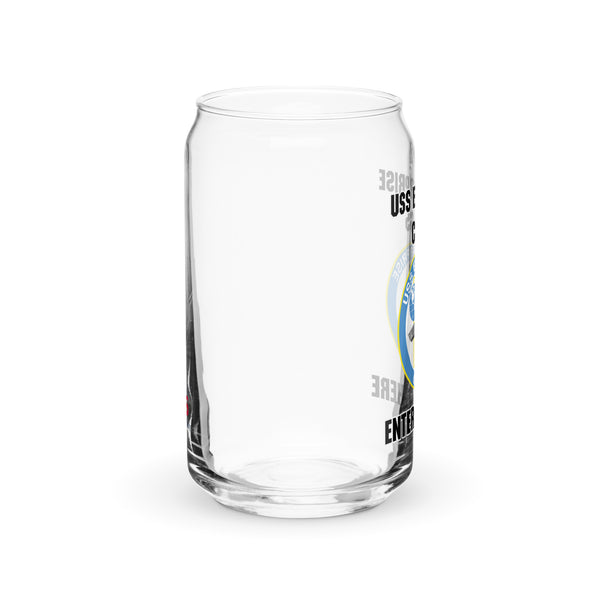 Customizable USS ENTERPRISE Can-shaped glass