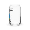 Customizable USS DWIGHT D. EISENHOWER Can-shaped glass