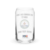 Customizable USS GEORGE H.W. BUSH Can-shaped glass