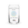 Customizable USS DWIGHT D. EISENHOWER Can-shaped glass