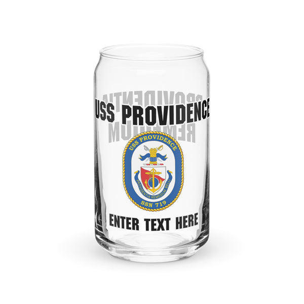 Customizable USS PROVIDENCE (SSN-719) Can-shaped glass