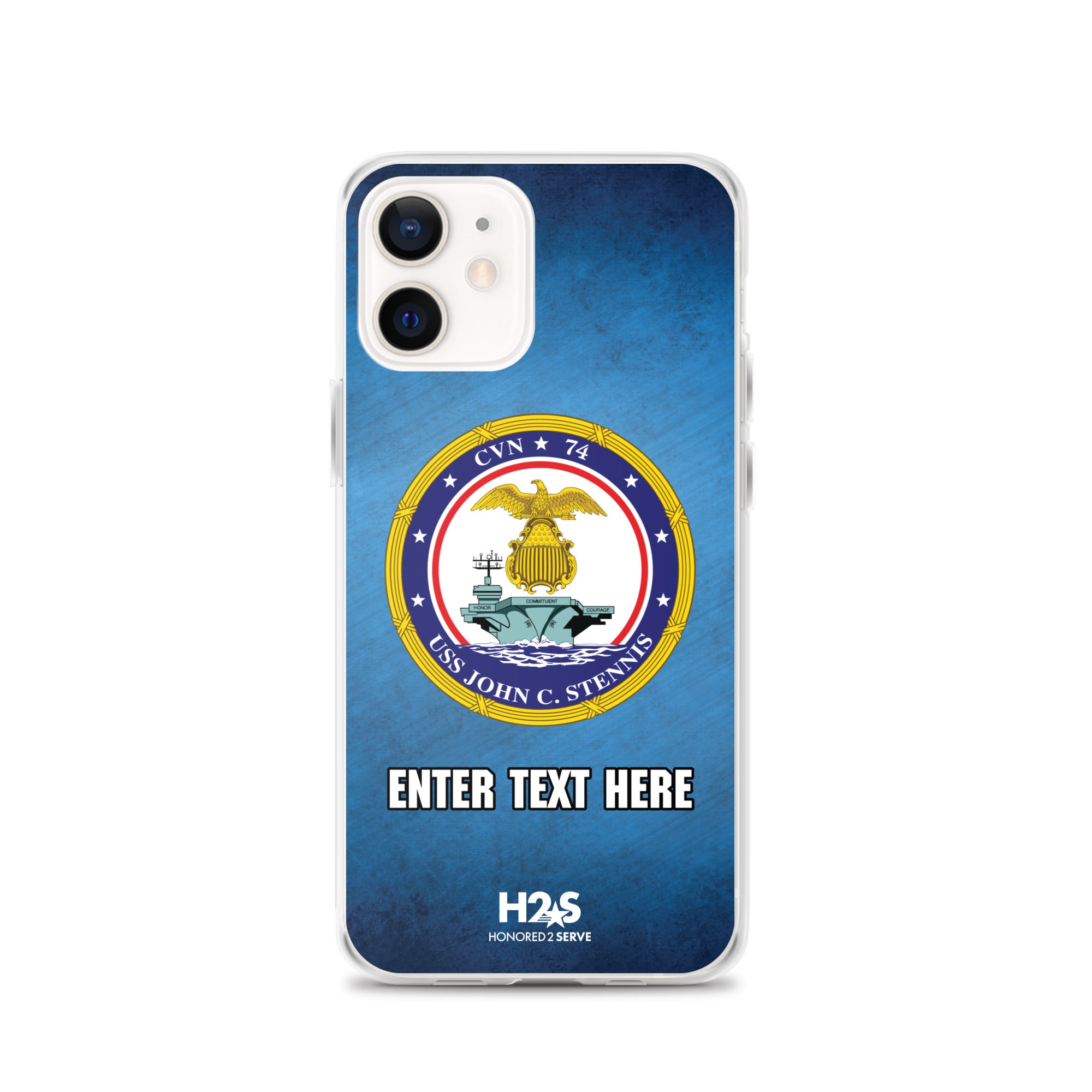 Customizable USS JOHN C. STENNIS Clear Case for iPhone®