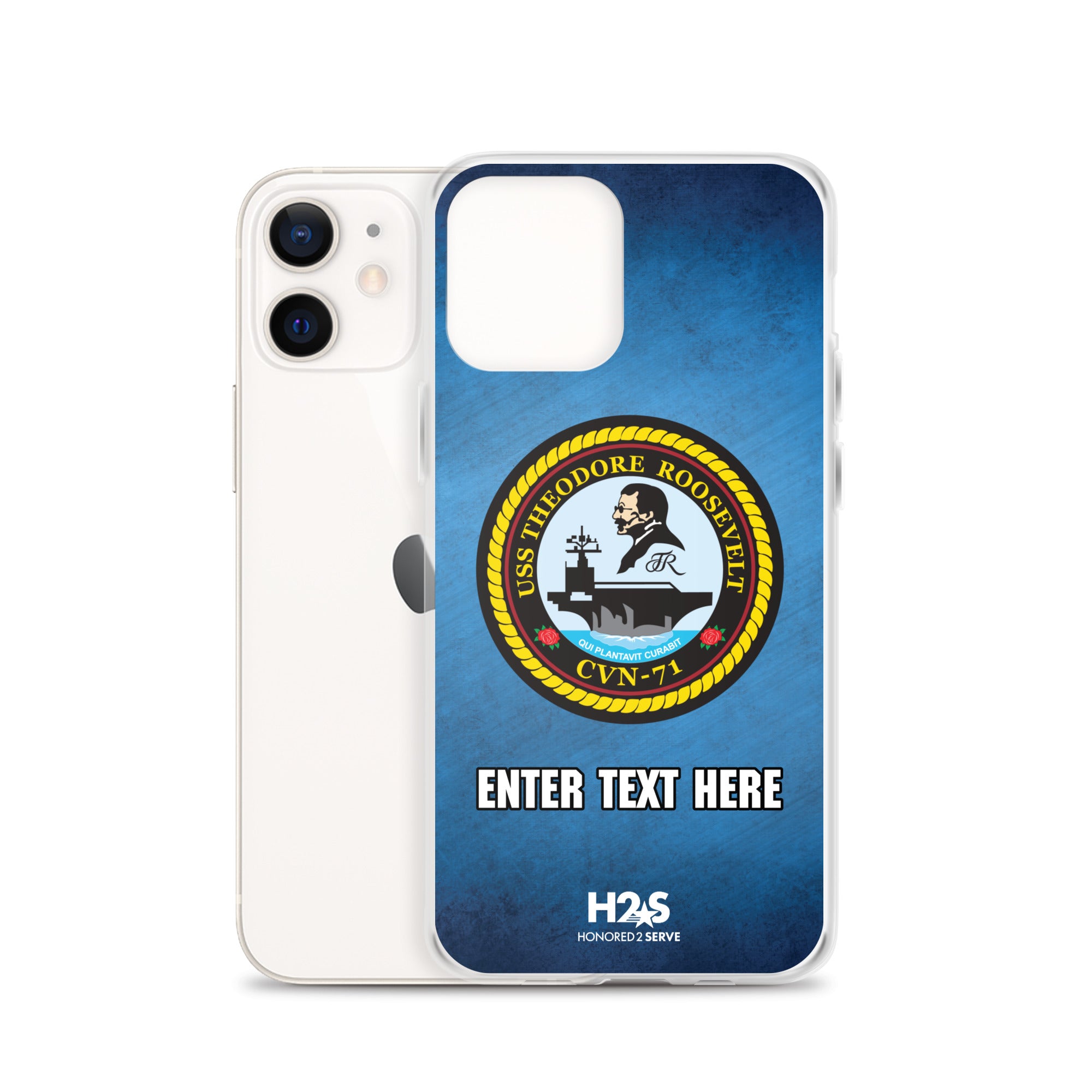 Customizable USS THEODORE ROOSEVELT Clear Case for iPhone®
