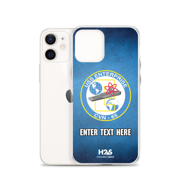 Customizable USS ENTERPRISE Clear Case for iPhone®