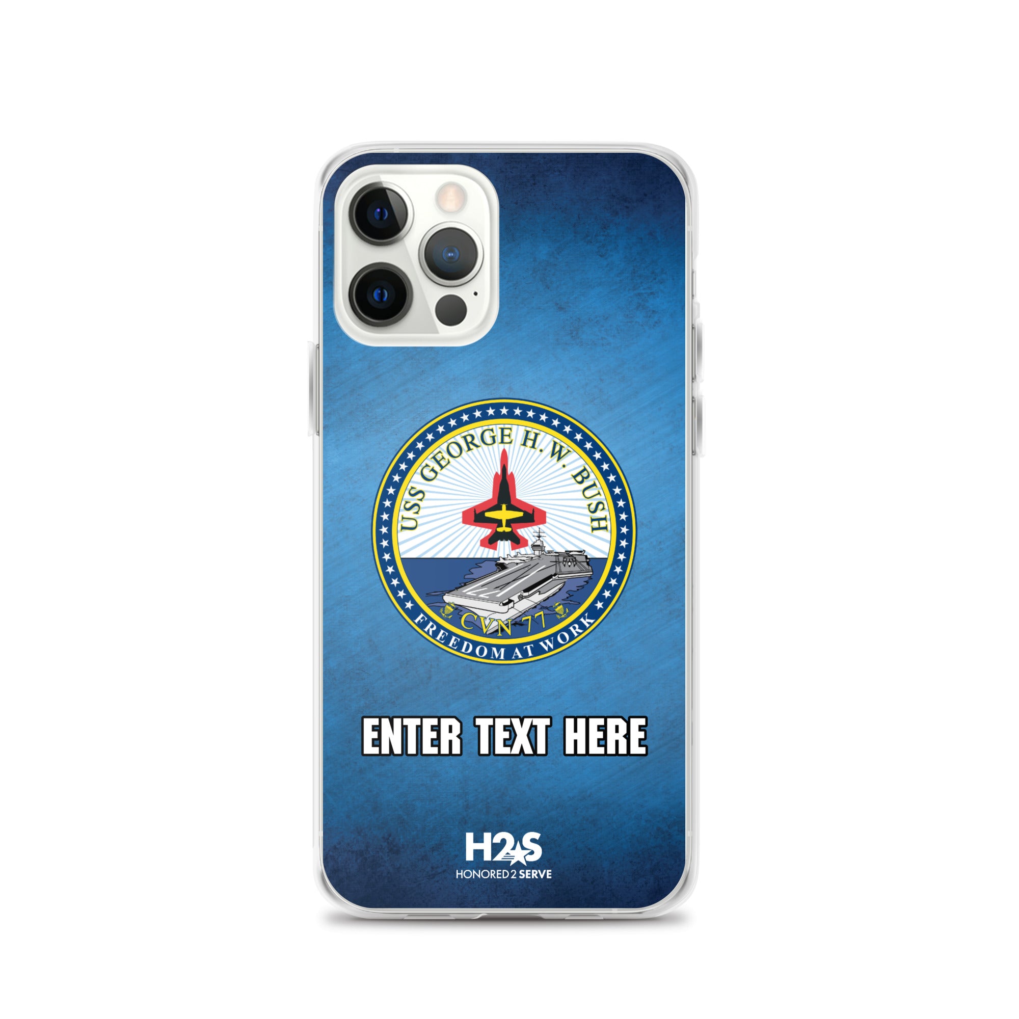 Customizable USS GEORGE H.W. BUSH Clear Case for iPhone®