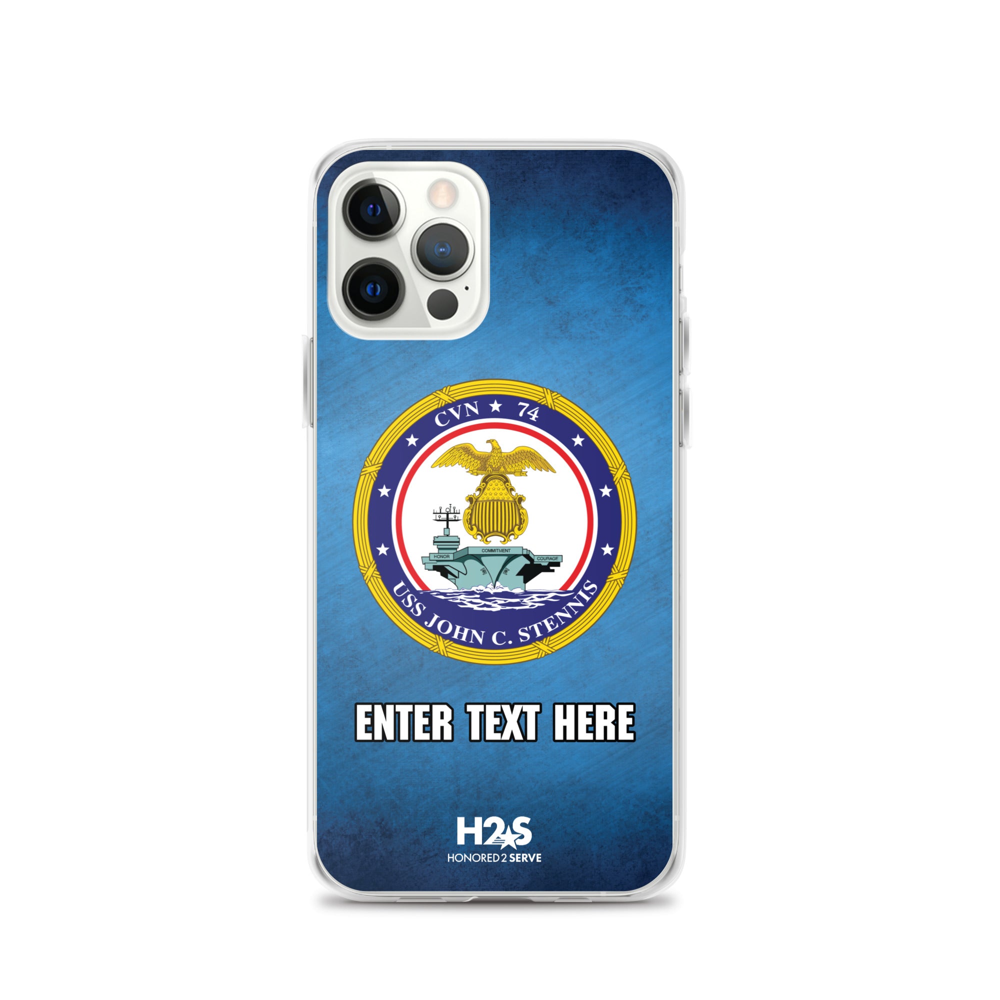 Customizable USS JOHN C. STENNIS Clear Case for iPhone®