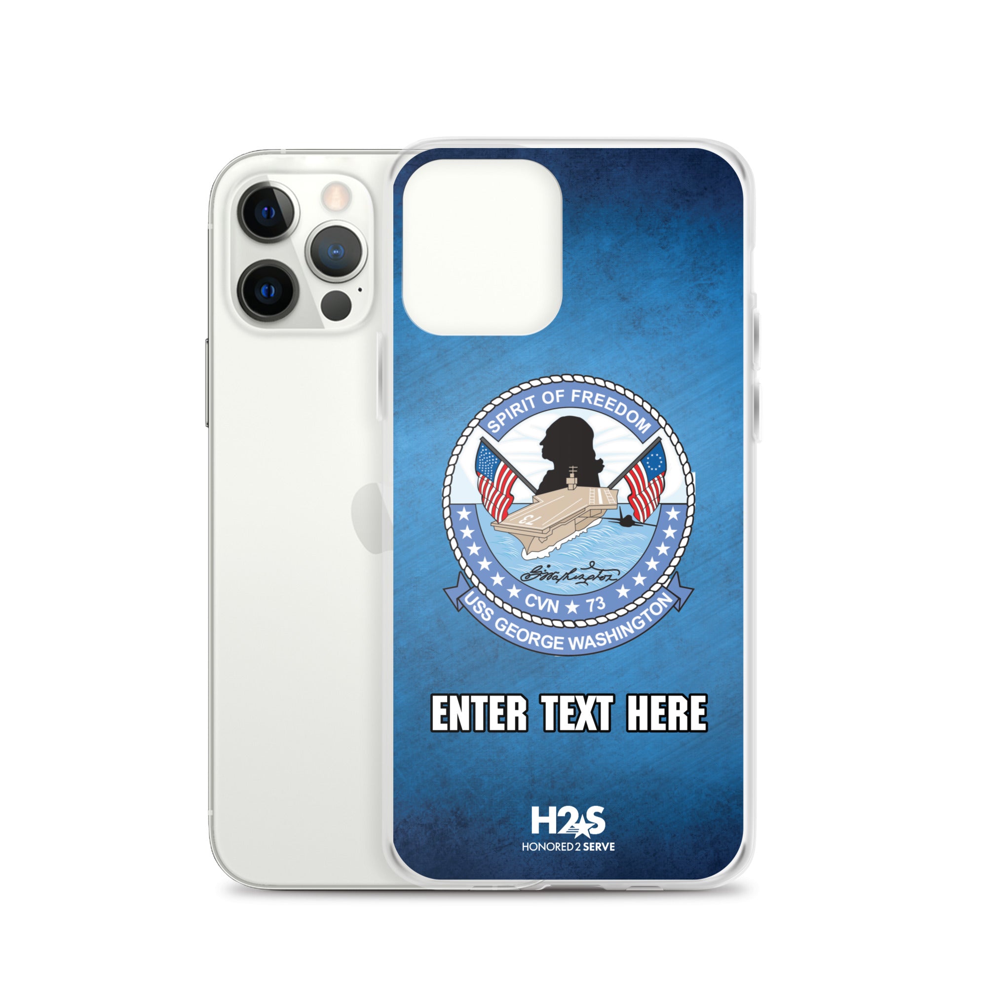 Customizable USS GEORGE WASHINGTON Clear Case for iPhone®