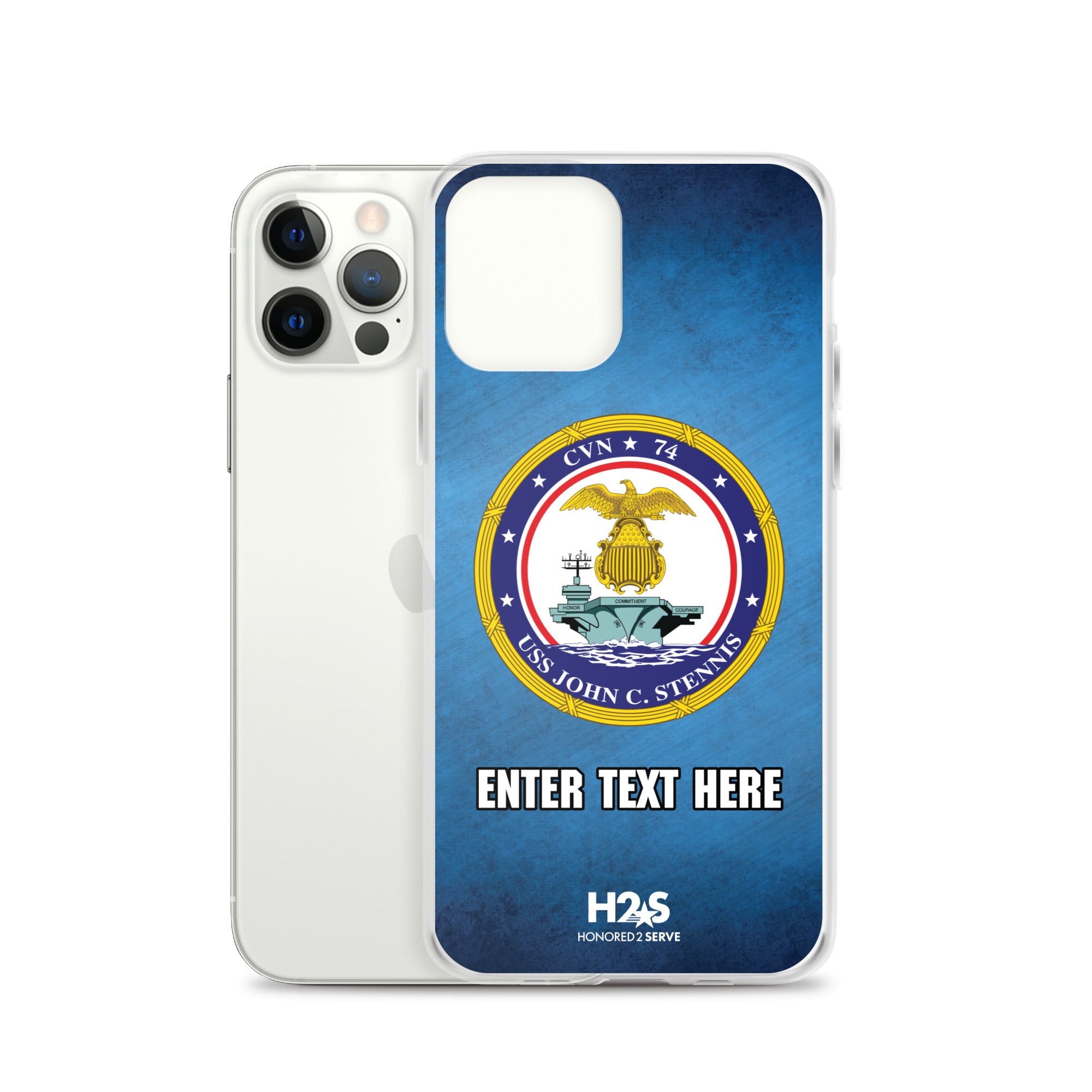 Customizable USS JOHN C. STENNIS Clear Case for iPhone®