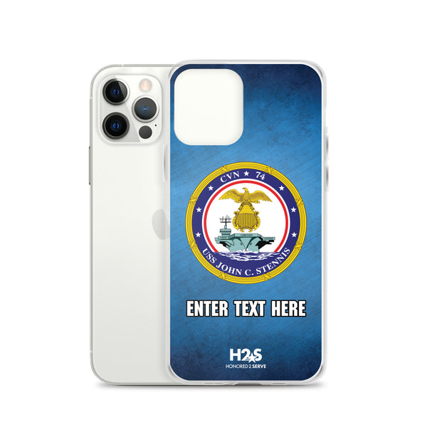 Customizable USS JOHN C. STENNIS Clear Case for iPhone®