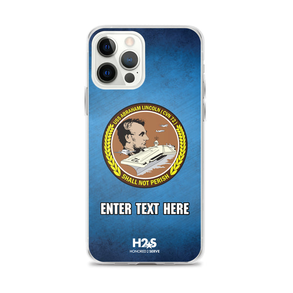 Customizable USS ABRAHAM LINCOLN Clear Case for iPhone®