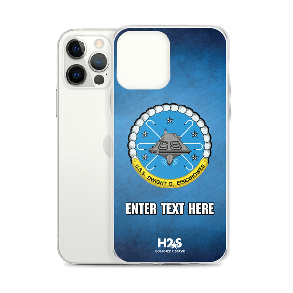 Customizable USS DWIGHT D. EISENHOWER Clear Case for iPhone®