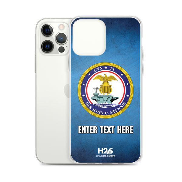 Customizable USS JOHN C. STENNIS Clear Case for iPhone®
