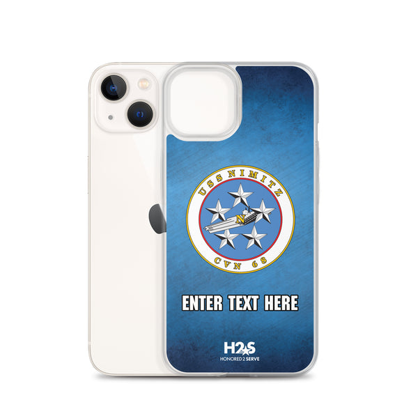 Customizable USS NIMITZ Clear Case for iPhone®