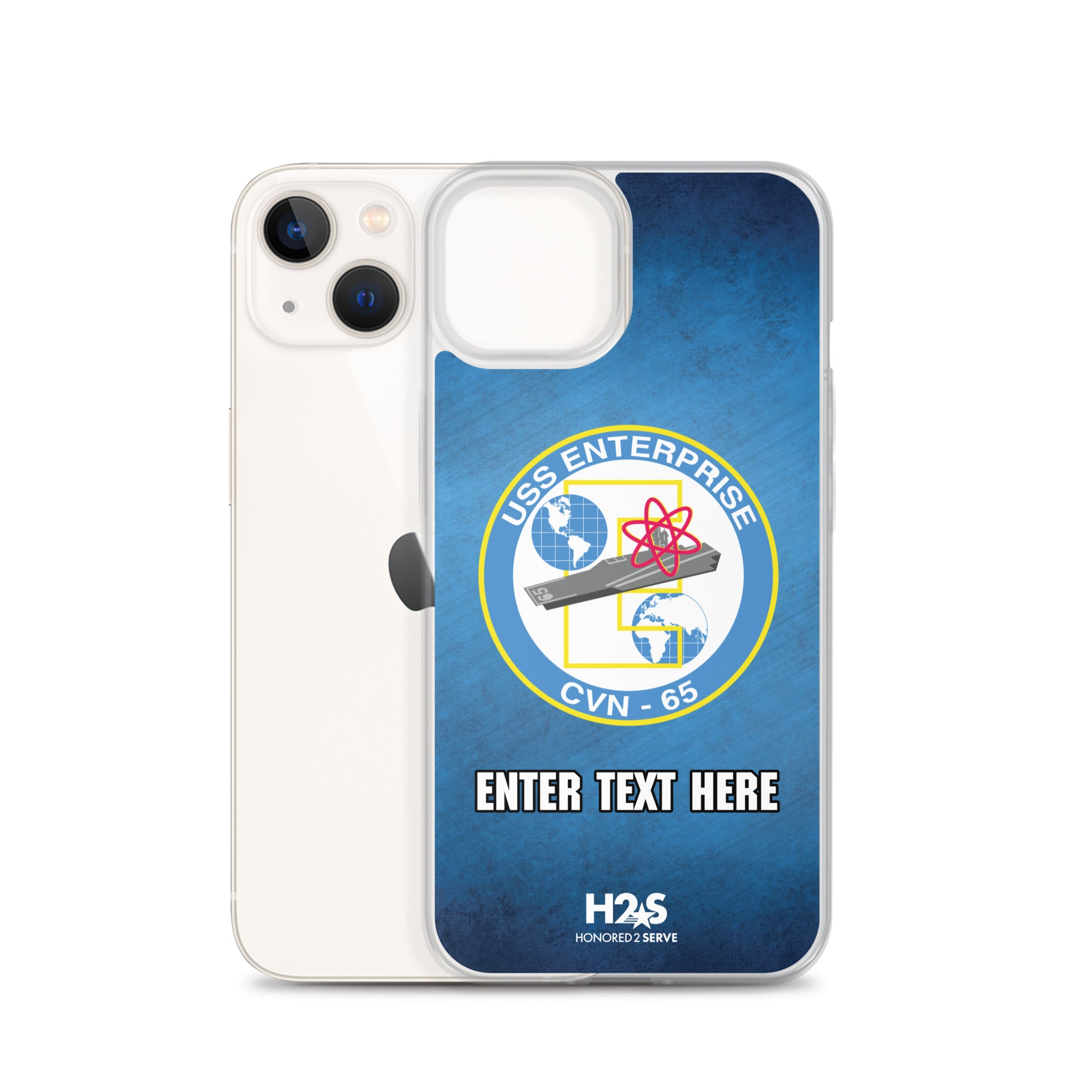 Customizable USS ENTERPRISE Clear Case for iPhone®
