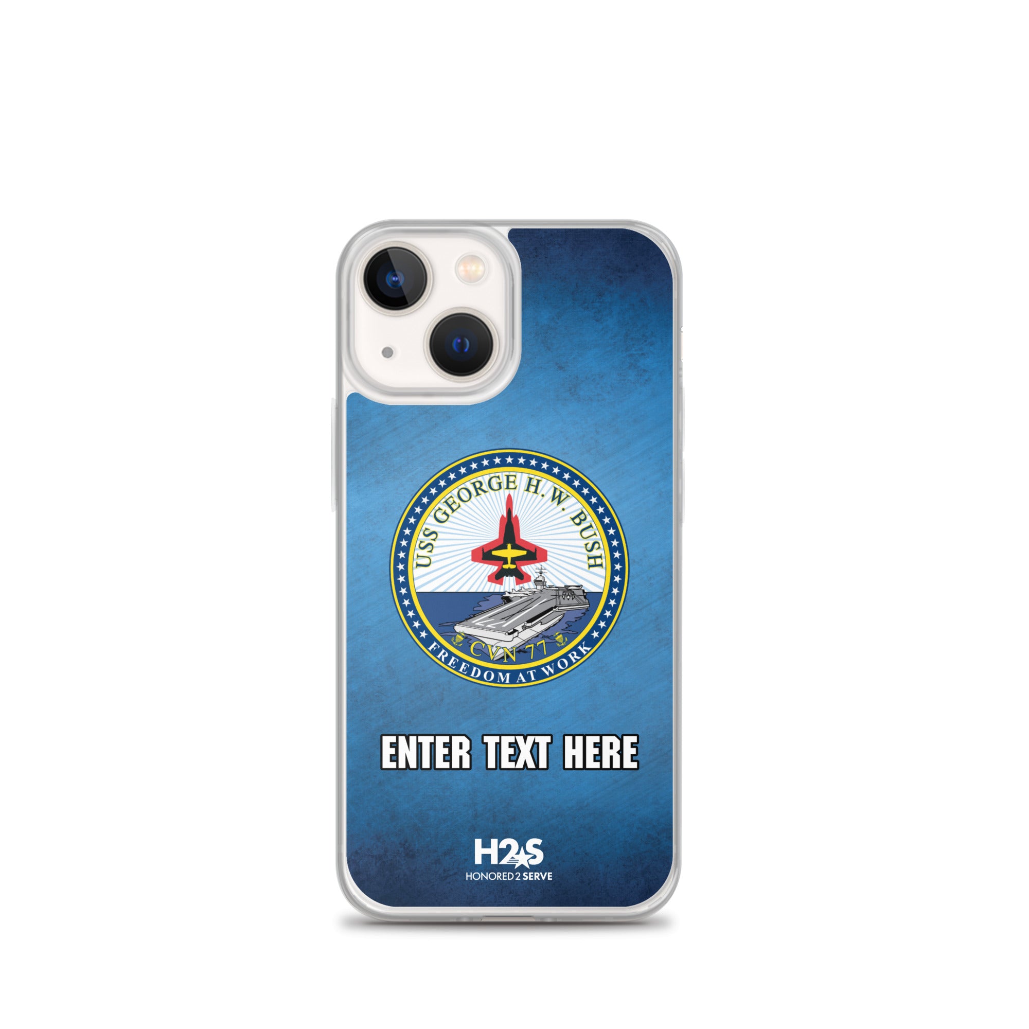 Customizable USS GEORGE H.W. BUSH Clear Case for iPhone®