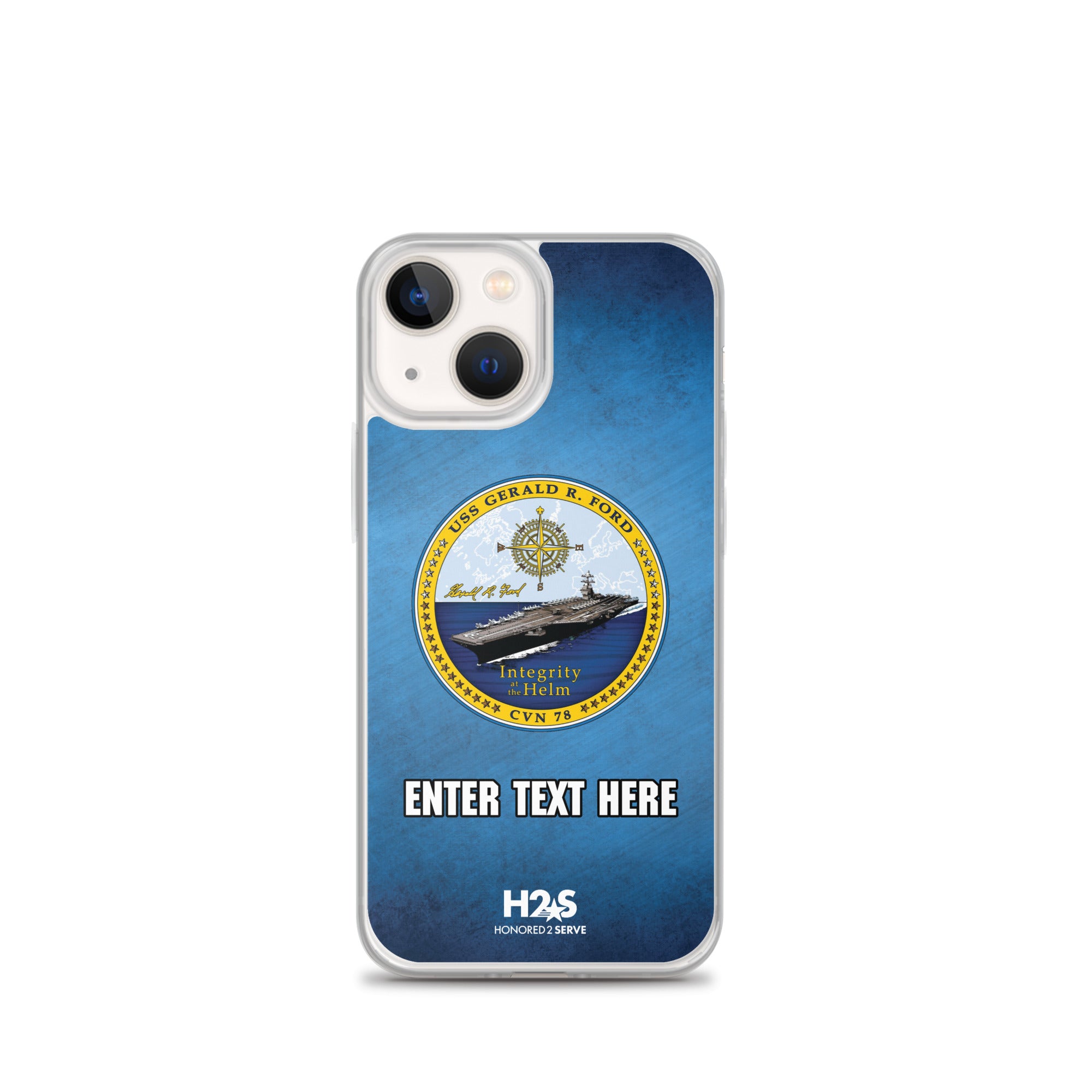 Customizable USS GERALD R. FORD Clear Case for iPhone®
