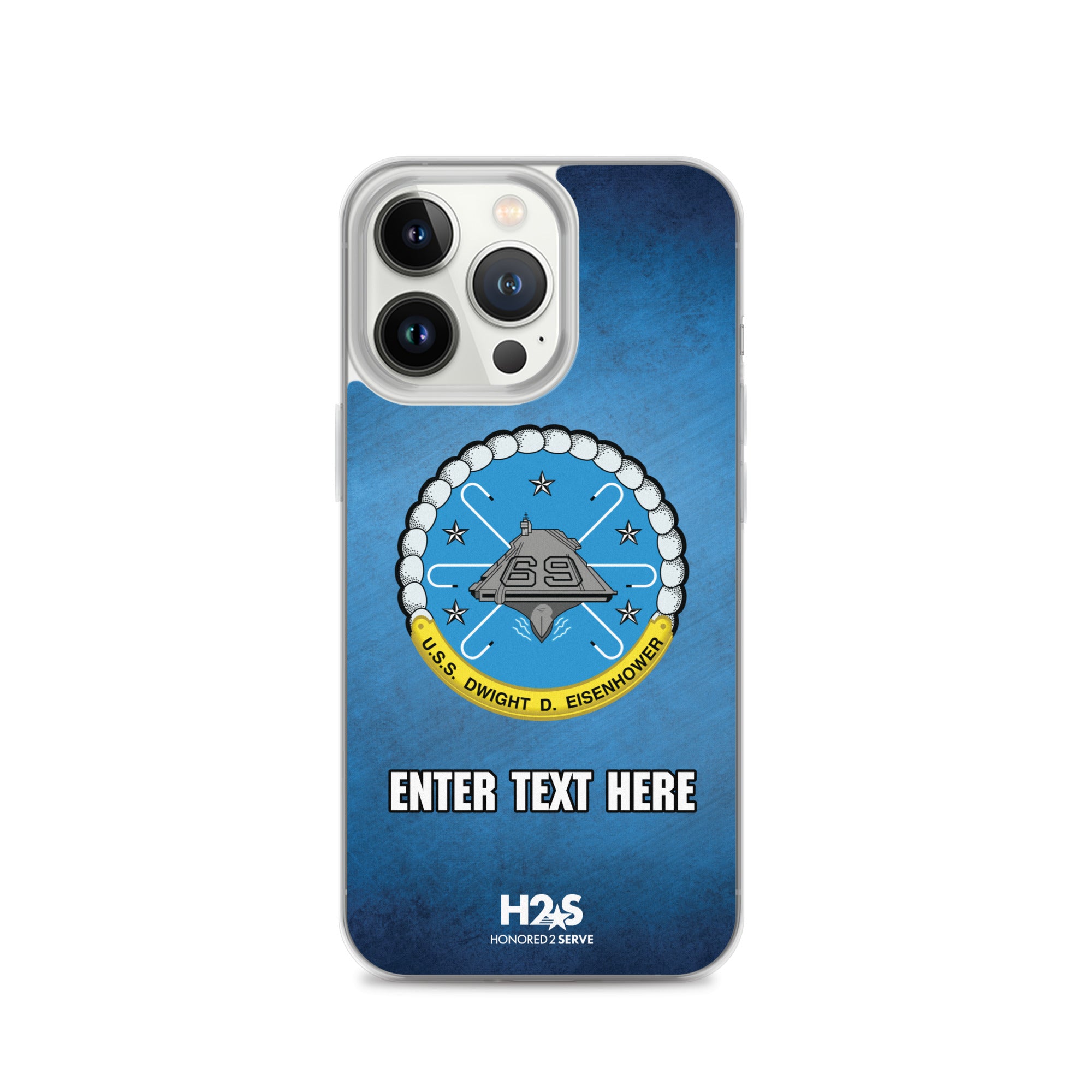 Customizable USS DWIGHT D. EISENHOWER Clear Case for iPhone®