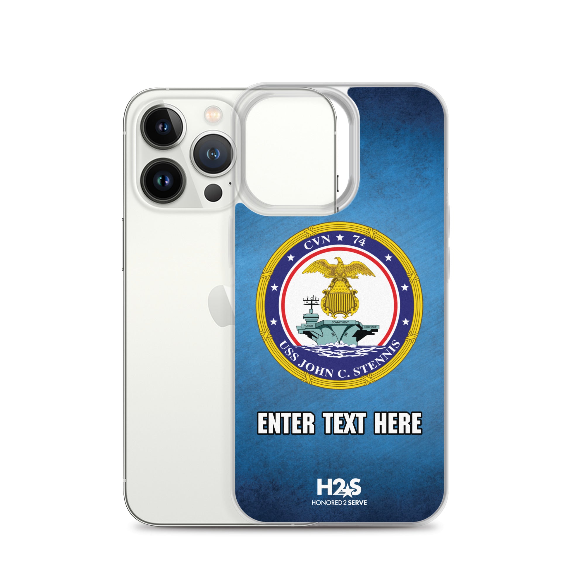 Customizable USS JOHN C. STENNIS Clear Case for iPhone®
