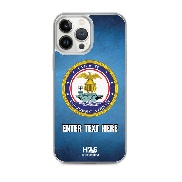 Customizable USS JOHN C. STENNIS Clear Case for iPhone®