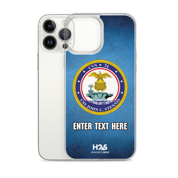 Customizable USS JOHN C. STENNIS Clear Case for iPhone®