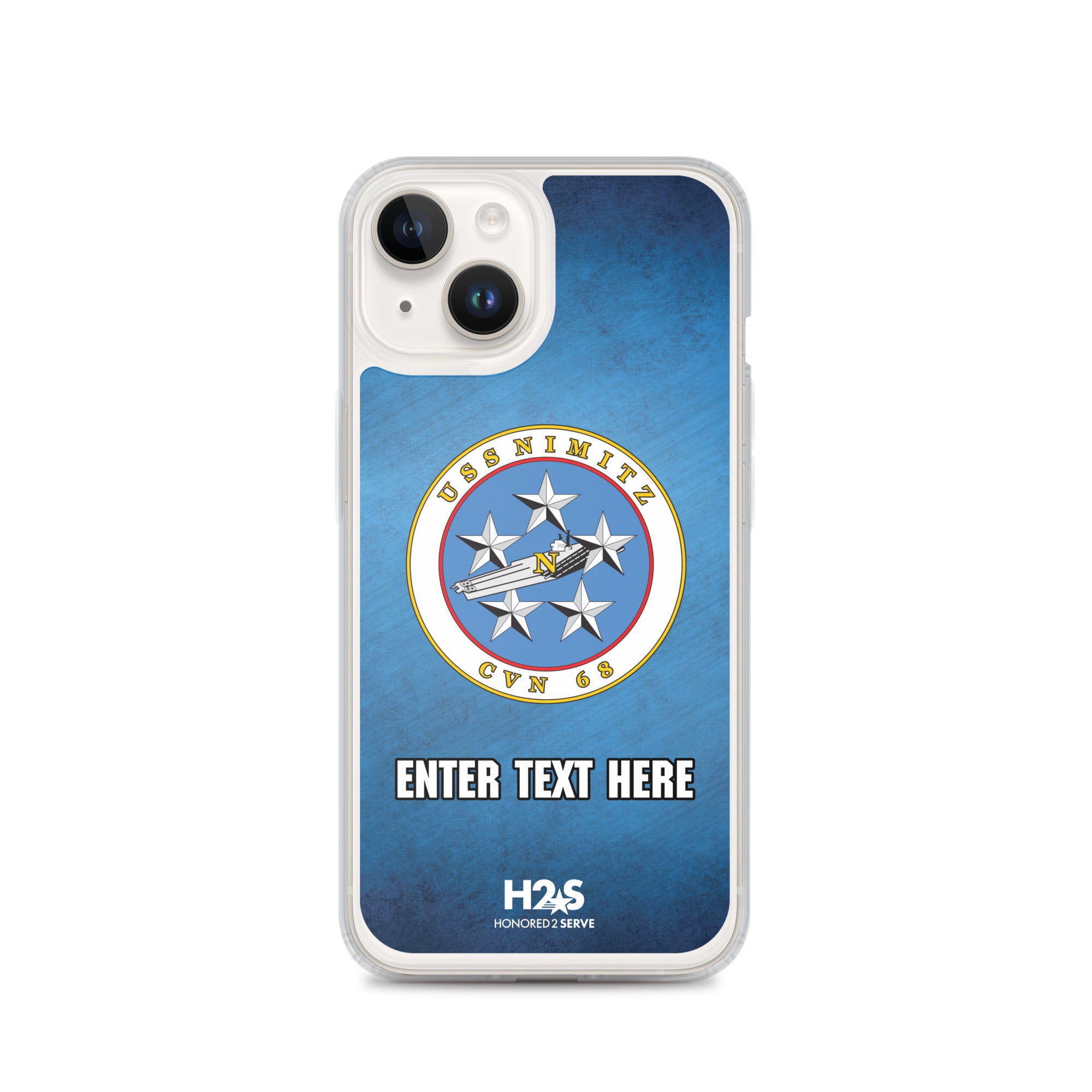Customizable USS NIMITZ Clear Case for iPhone®