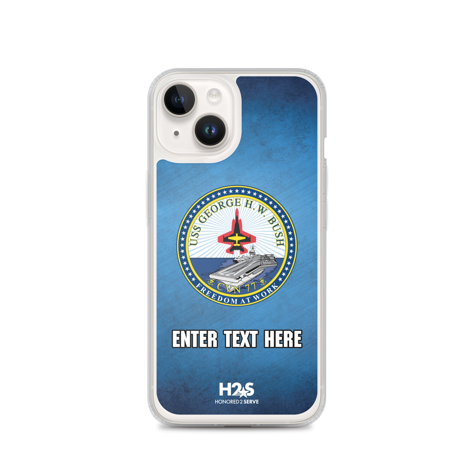 Customizable USS GEORGE H.W. BUSH Clear Case for iPhone®