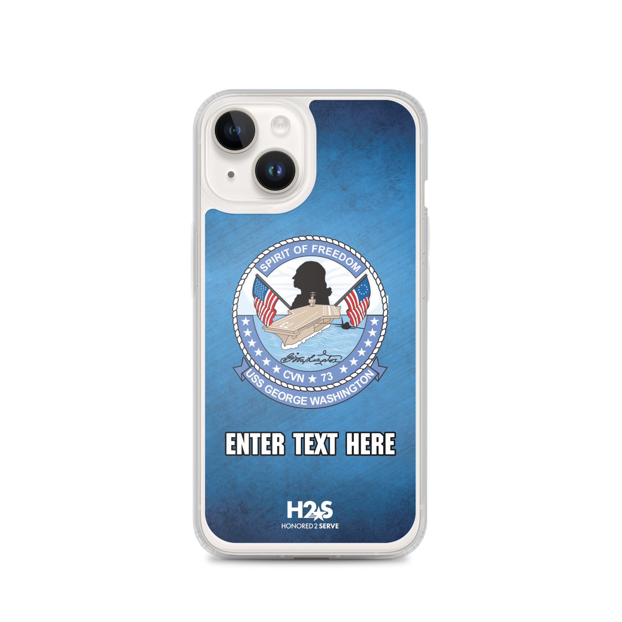 Customizable USS GEORGE WASHINGTON Clear Case for iPhone®