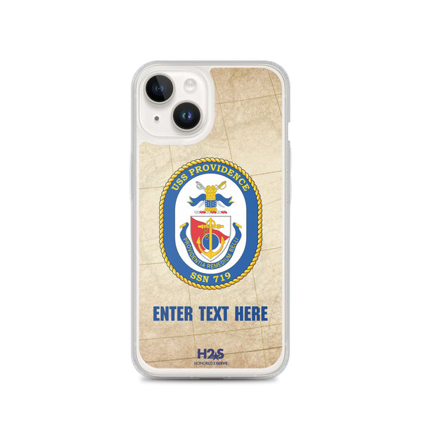 Customizable USS PROVIDENCE (SSN-719) Clear Case for iPhone®