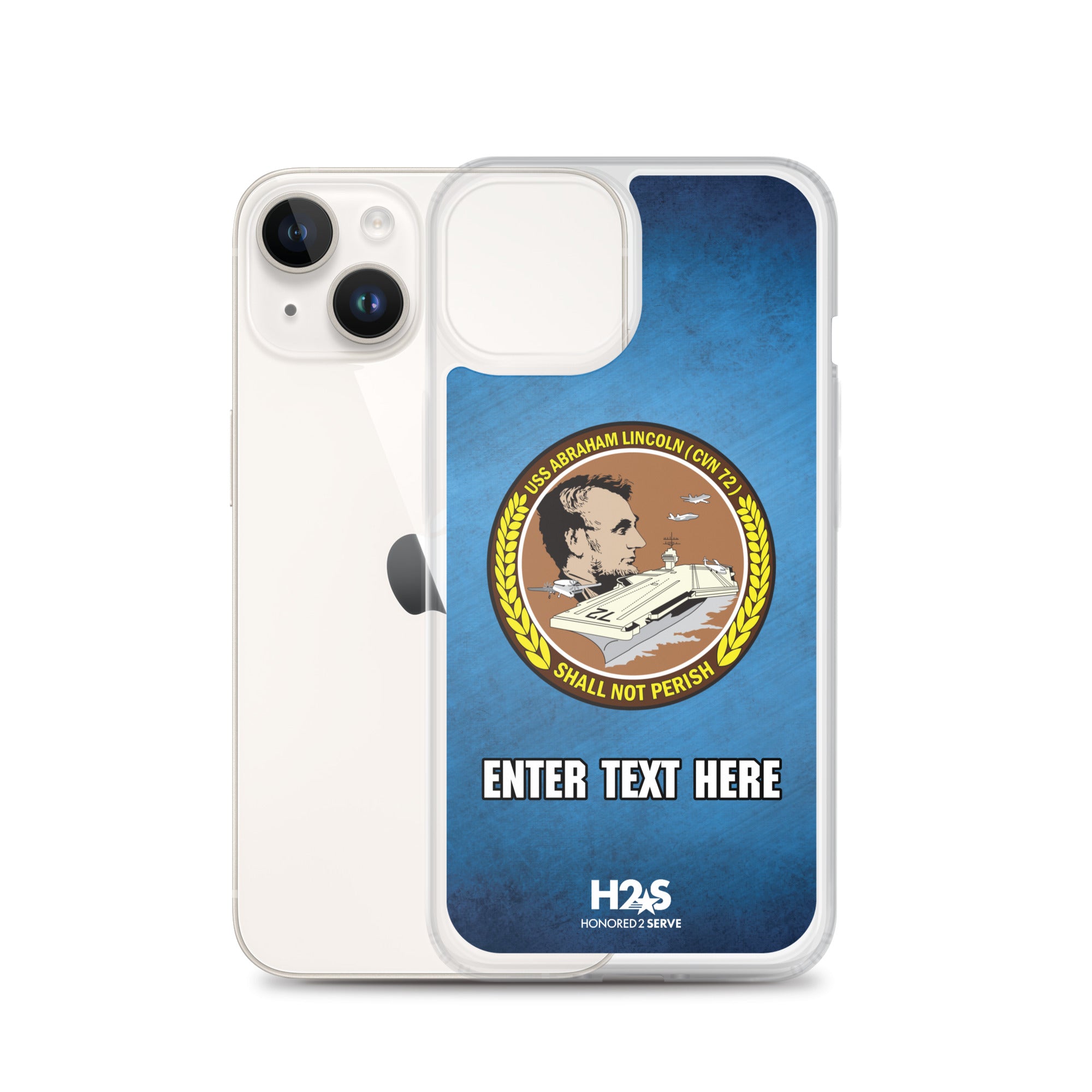 Customizable USS ABRAHAM LINCOLN Clear Case for iPhone®