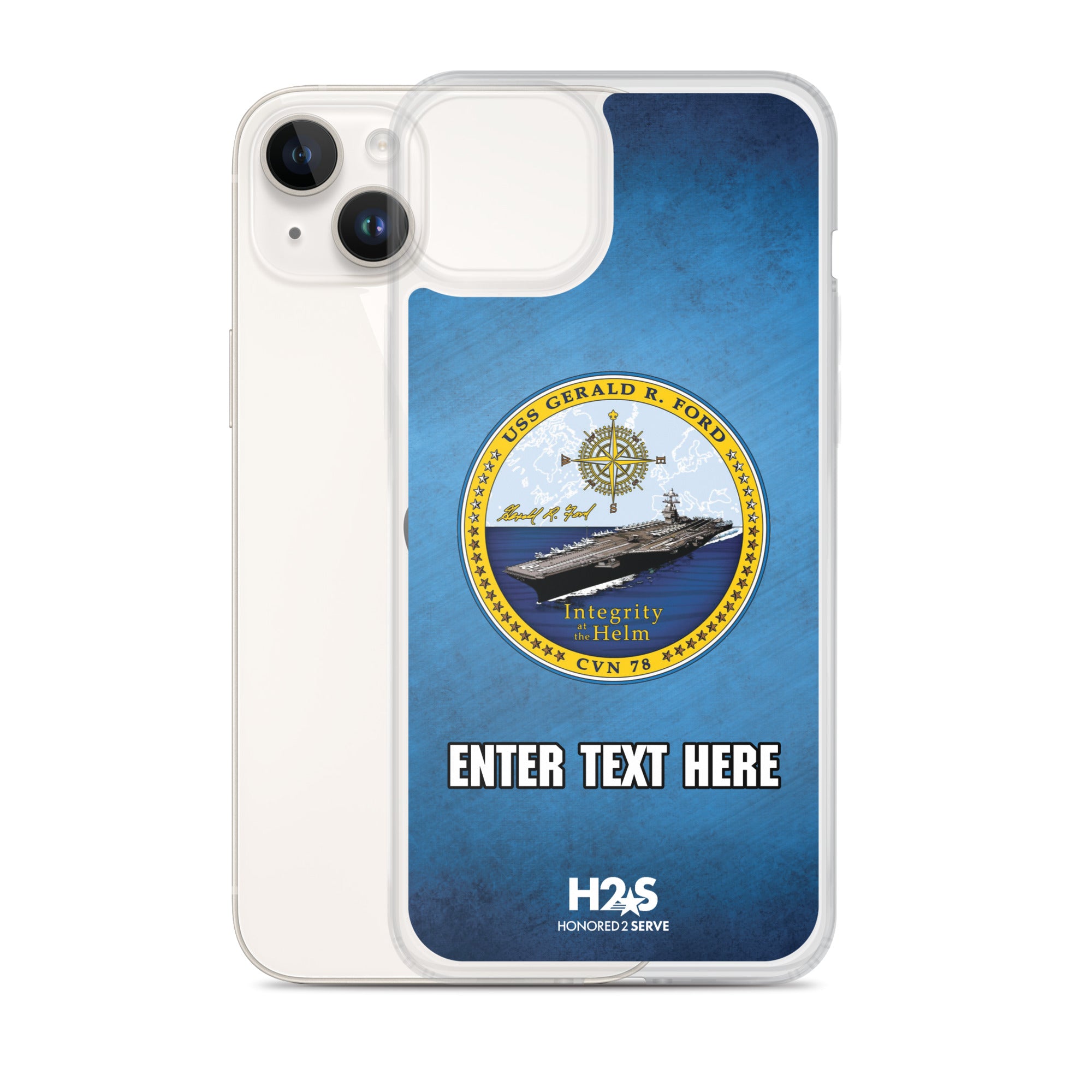 Customizable USS GERALD R. FORD Clear Case for iPhone®