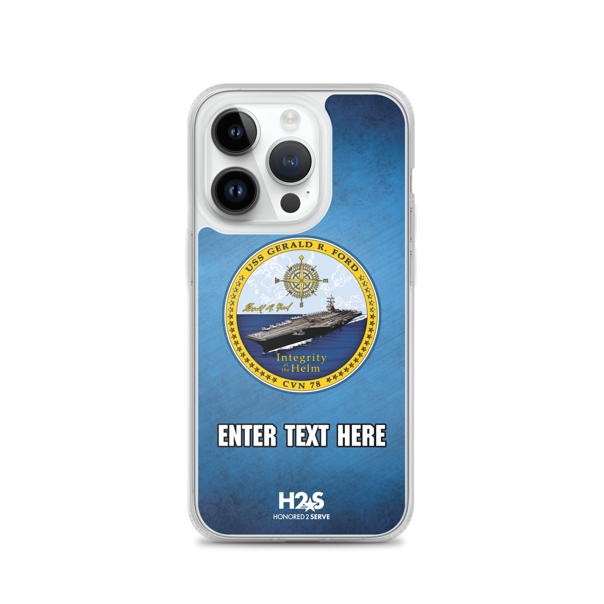 Customizable USS GERALD R. FORD Clear Case for iPhone®