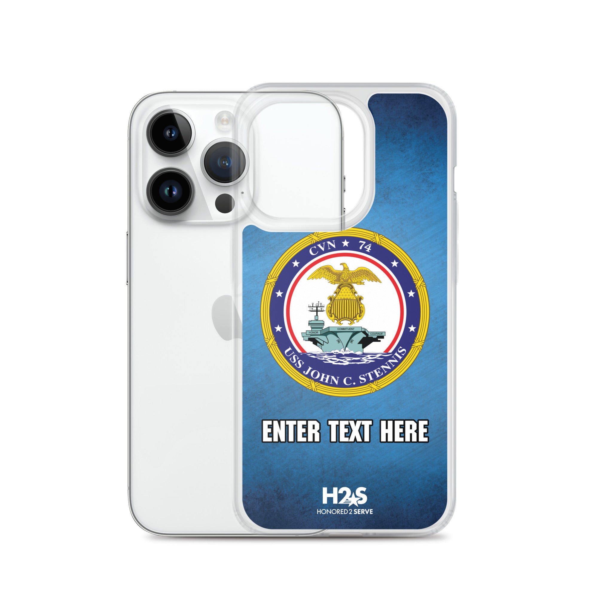 Customizable USS JOHN C. STENNIS Clear Case for iPhone®