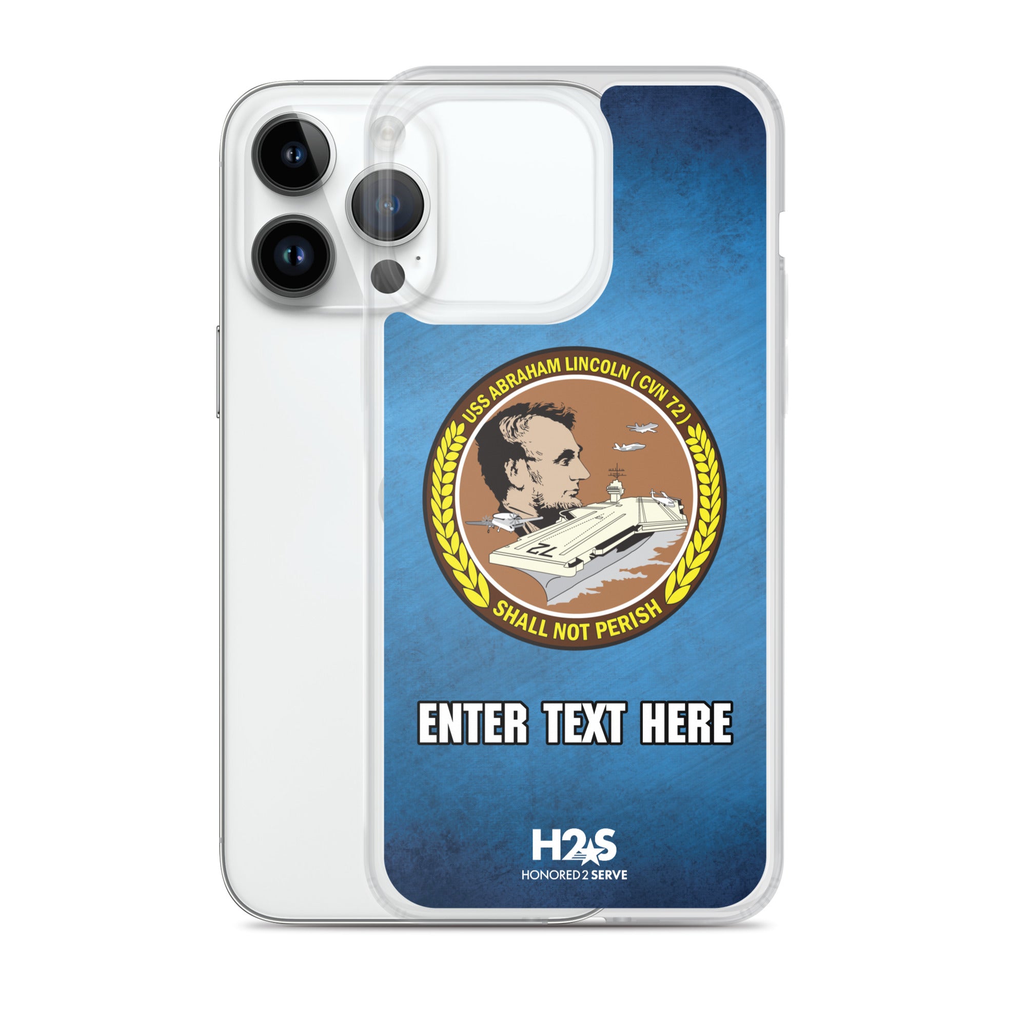 Customizable USS ABRAHAM LINCOLN Clear Case for iPhone®