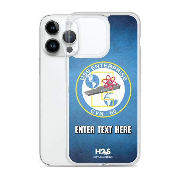Customizable USS ENTERPRISE Clear Case for iPhone®