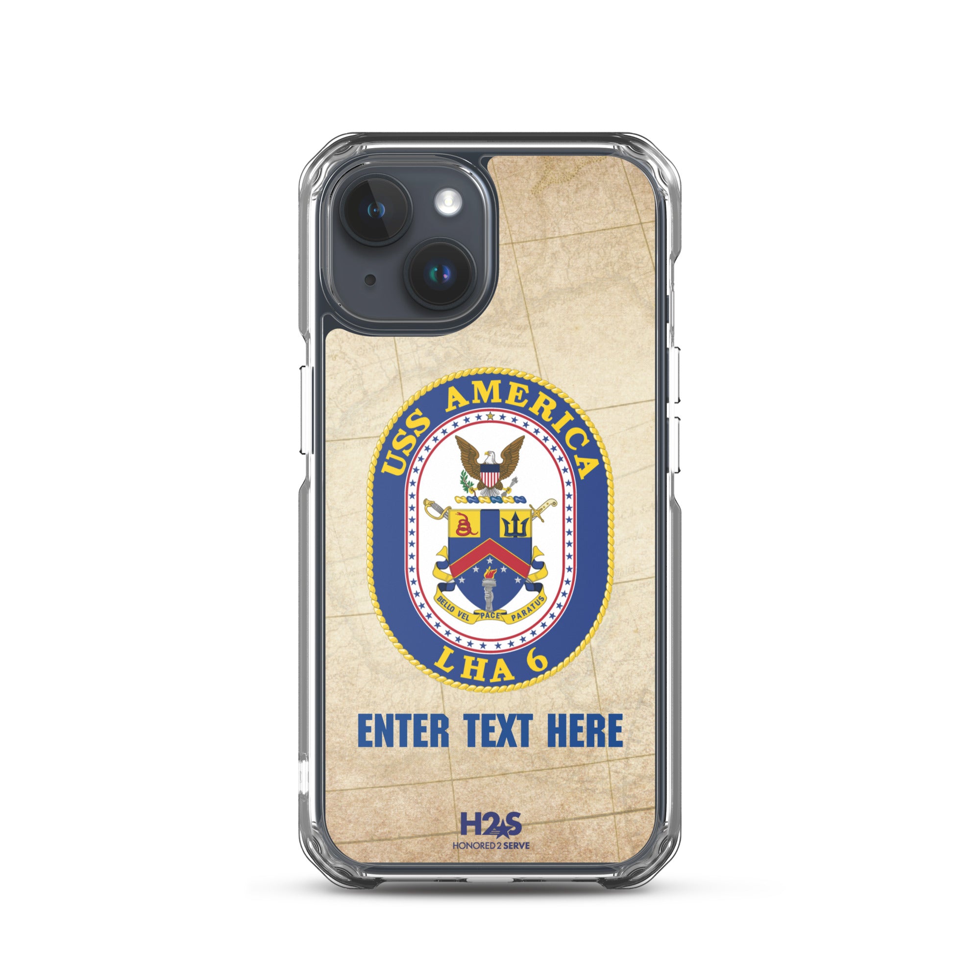 Customizable USS AMERICA Clear Case for iPhone®