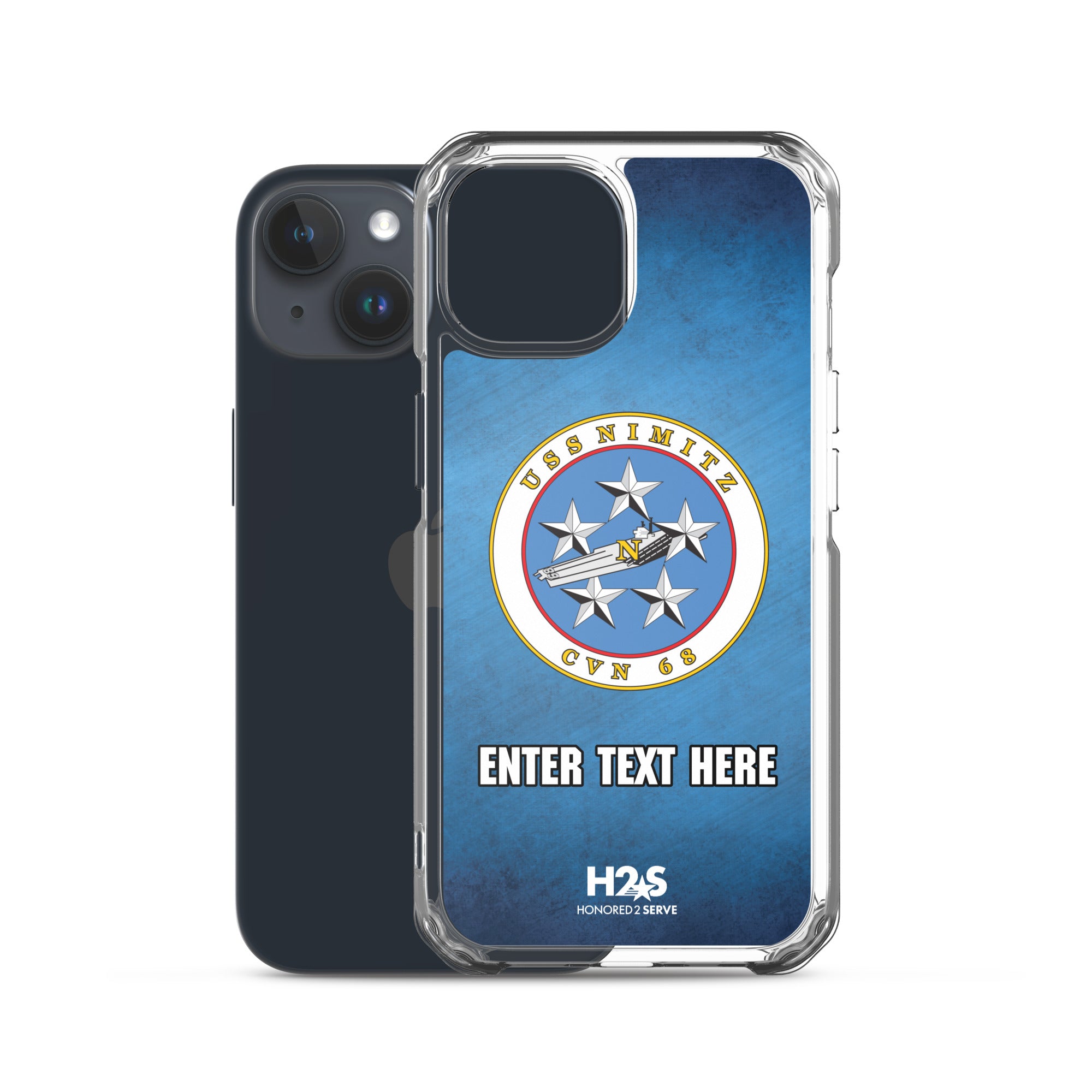 Customizable USS NIMITZ Clear Case for iPhone®