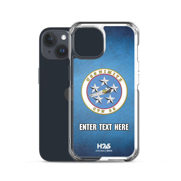 Customizable USS NIMITZ Clear Case for iPhone®