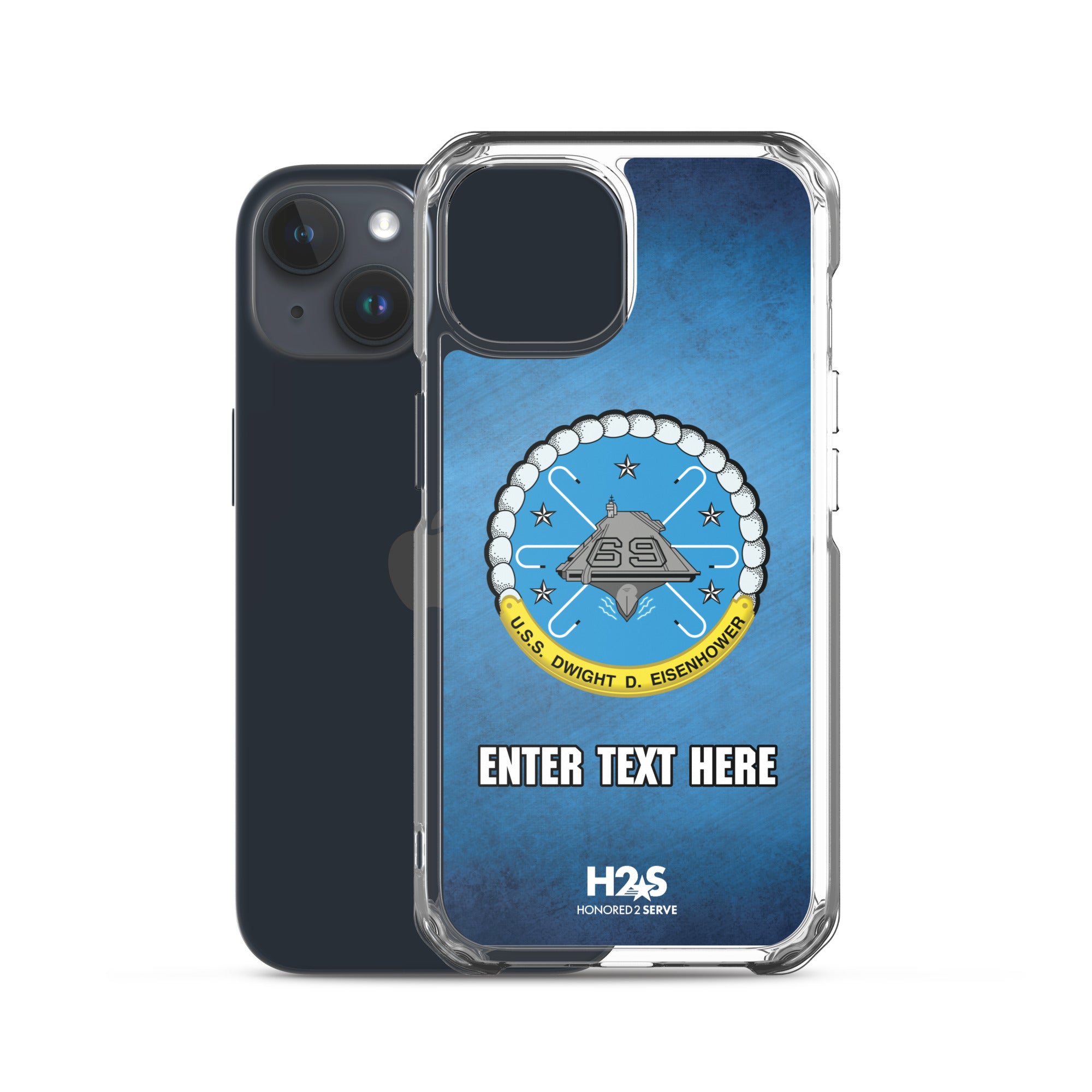 Customizable USS DWIGHT D. EISENHOWER Clear Case for iPhone®