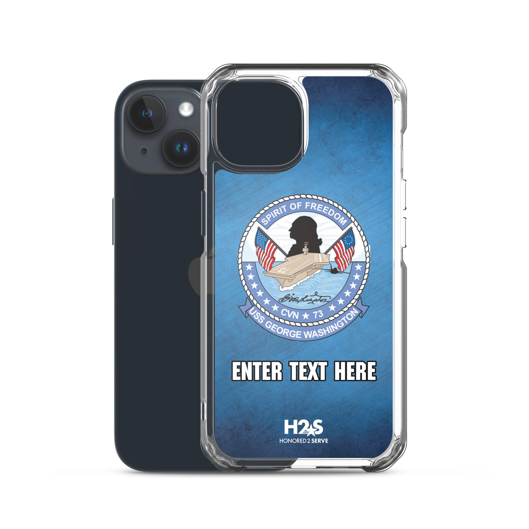 Customizable USS GEORGE WASHINGTON Clear Case for iPhone®