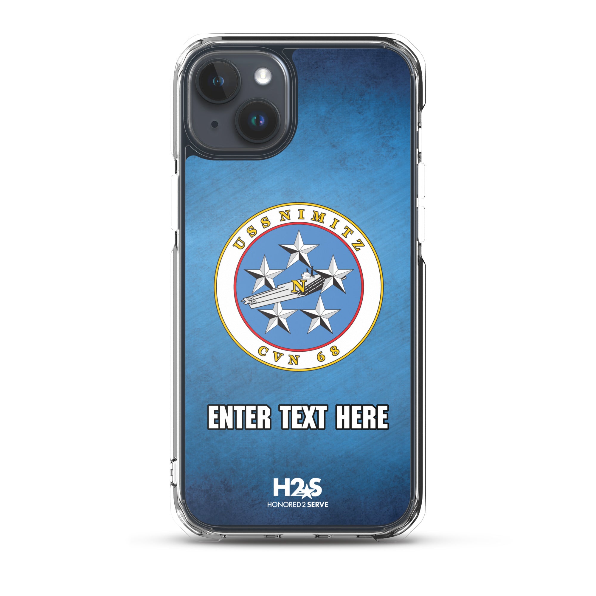 Customizable USS NIMITZ Clear Case for iPhone®