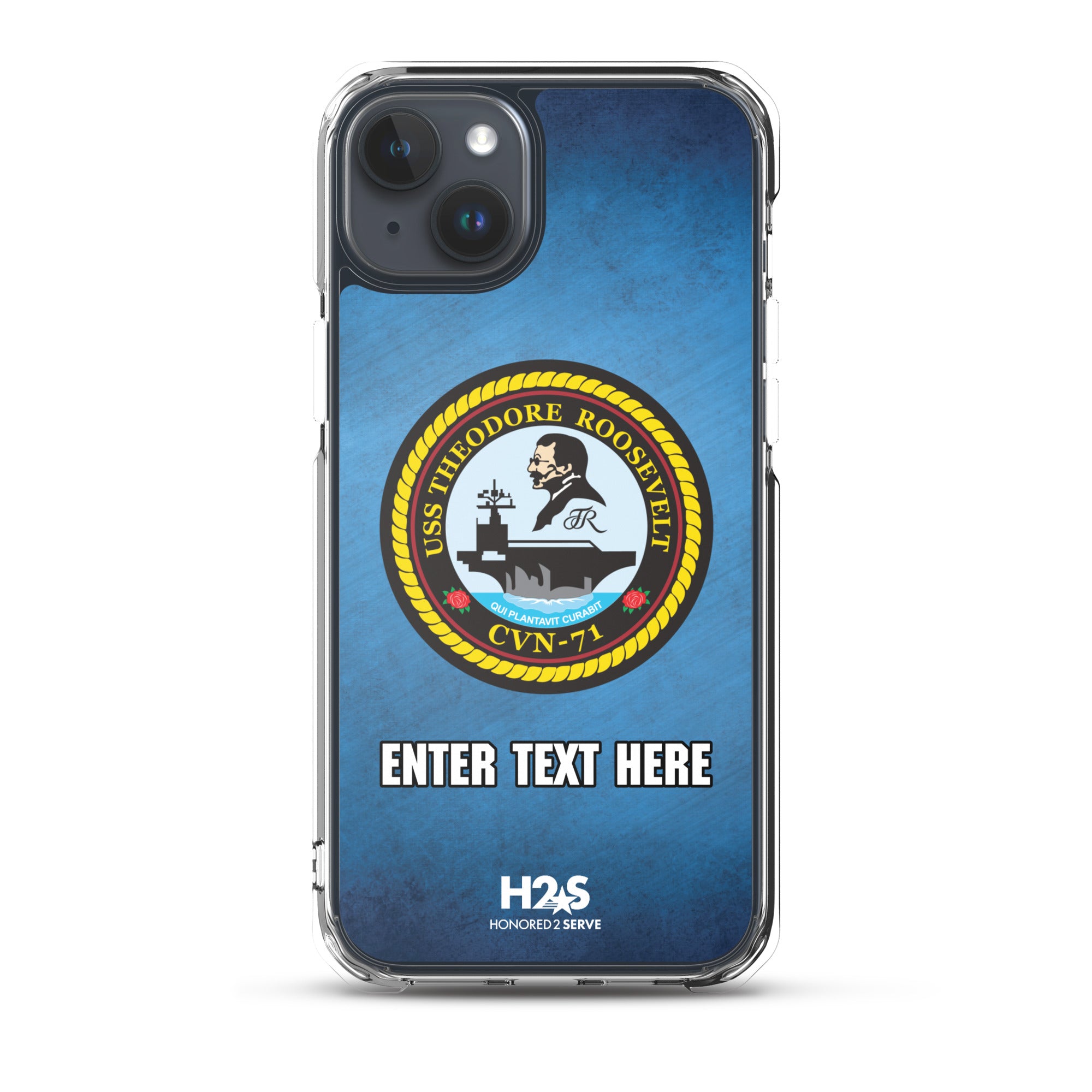 Customizable USS THEODORE ROOSEVELT Clear Case for iPhone®