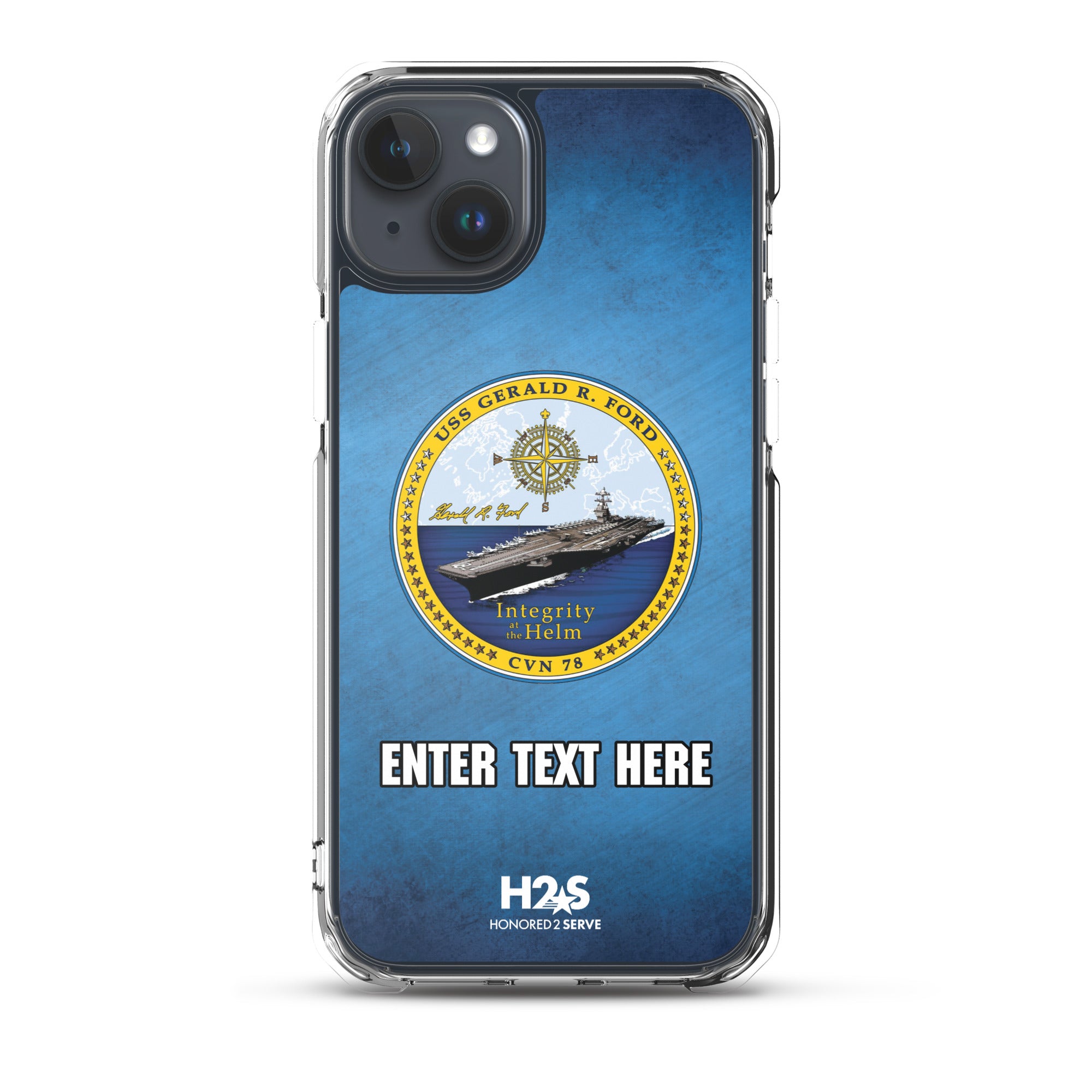 Customizable USS GERALD R. FORD Clear Case for iPhone®