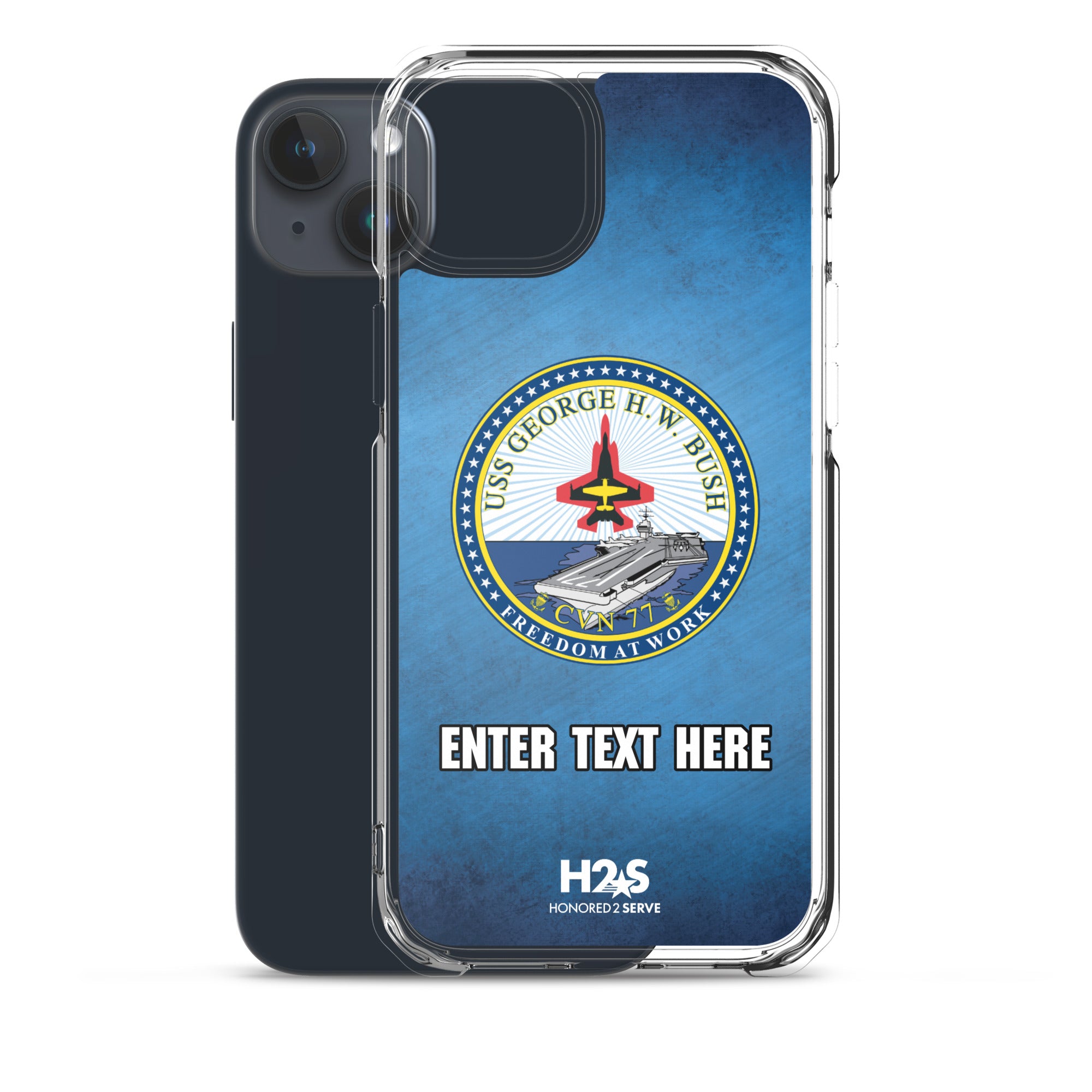 Customizable USS GEORGE H.W. BUSH Clear Case for iPhone®